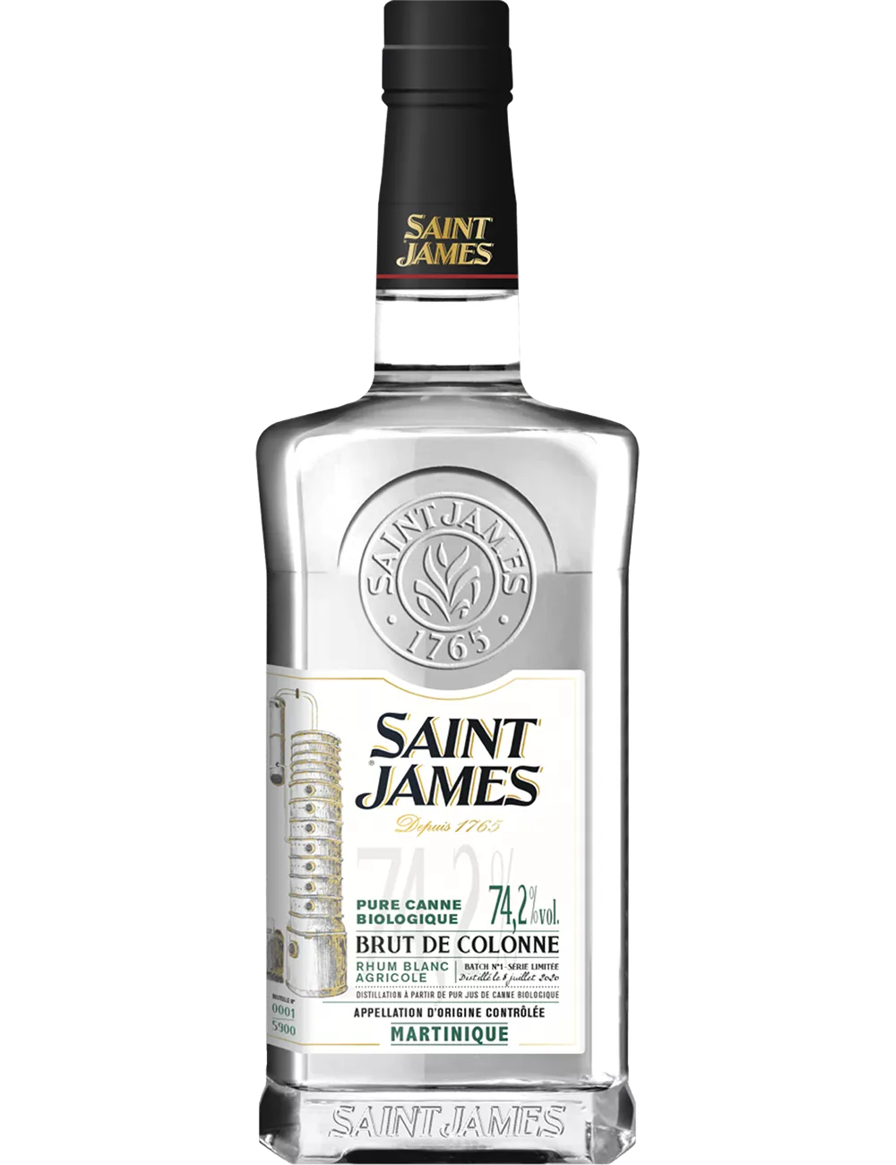 Saint James - Brut de Colonne - Rhum blanc agricole