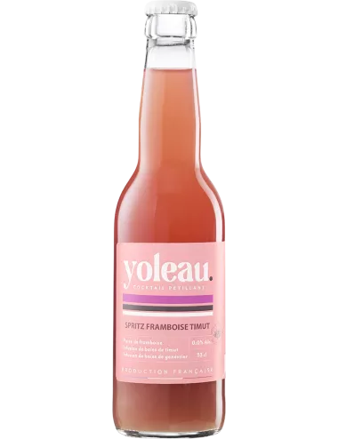 Yoleau - Spritz Framboise Timut - Cocktail sans alcool