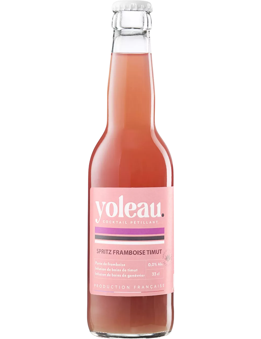 Yoleau - Spritz Framboise Timut - Cocktail sans alcool
