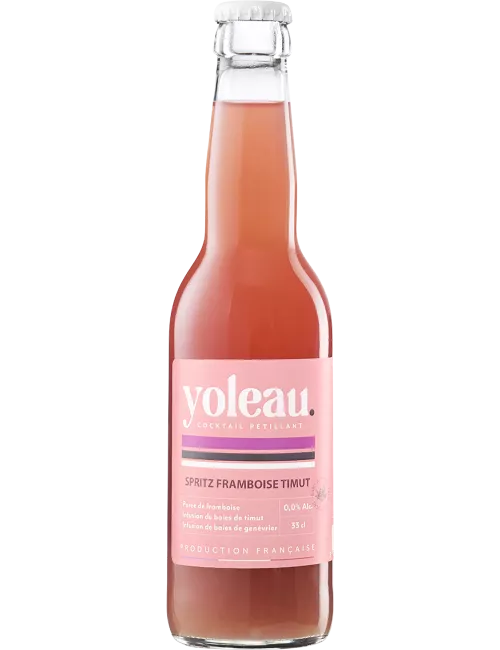 Yoleau - Spritz Framboise Timut - Cocktail sans alcool