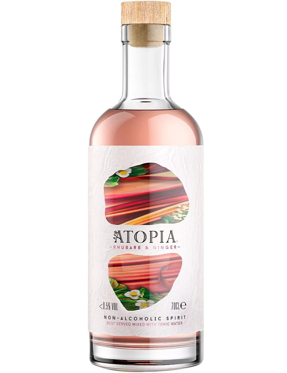 Atopia - Rhubarb et Gingembre - Gin sans alcool