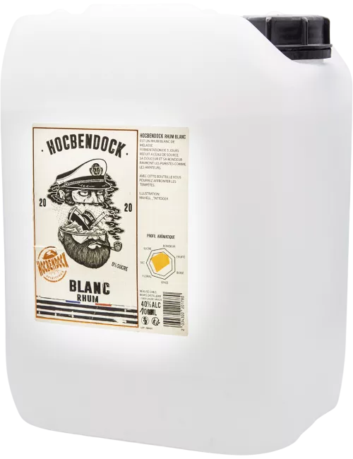 Hocbendock - Blanc - CUBI 10L - Rhum blanc