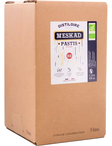 Distiloire - Pastis Meskad Grue Jaune - CUBI 5L - Anisé