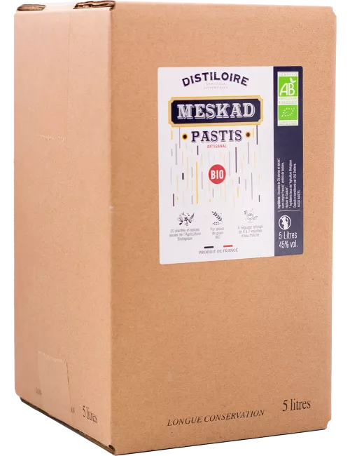 Distiloire - Pastis Meskad Grue Jaune - CUBI 5L - Anisé