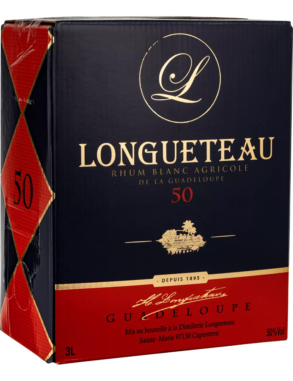 Longueteau 50° - CUBI 3L - Rhum blanc