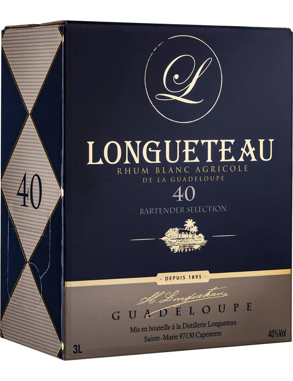 Longueteau 40° - CUBI 3L - Rhum blanc