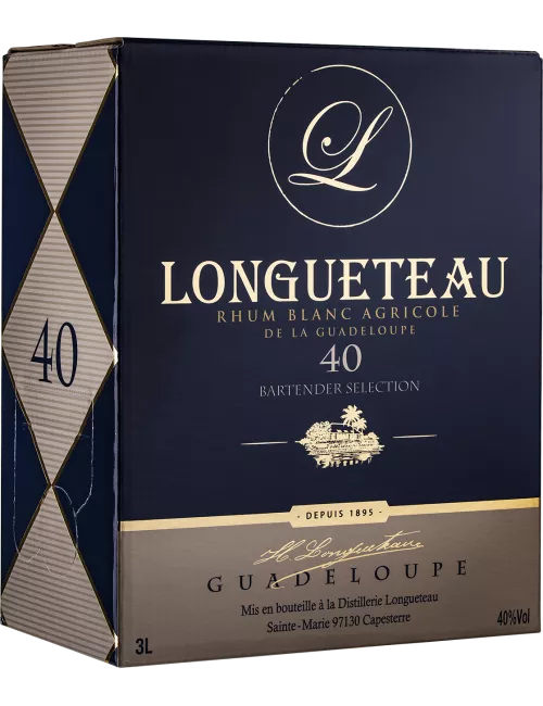Longueteau 40° - CUBI 3L - Rhum blanc