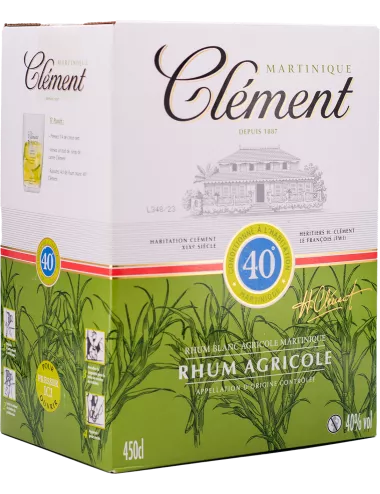 Clément 40° - CUBI 4,5L - Rhum blanc