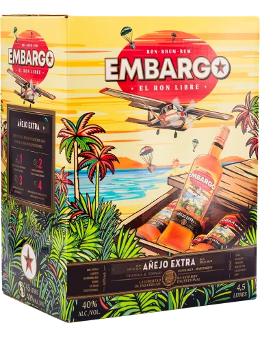 Embargo - Añejo Extra - CUBI 4,5L - Rhum blanc