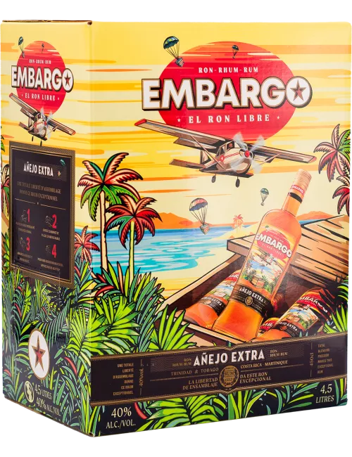 Embargo - Añejo Extra - CUBI 4,5L - Rhum blanc