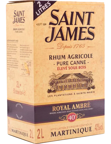 Saint James - Ambré - CUBI 2L - Rhum ambré