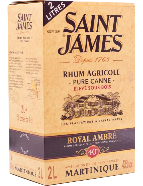Saint James - Ambré - CUBI 2L - Rhum ambré