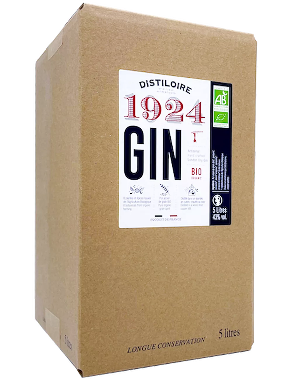 Distiloire - 1924 - CUBI 5L - London Dry Gin