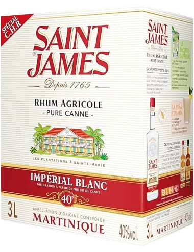 Saint James - CUBI 3L - Rhum blanc