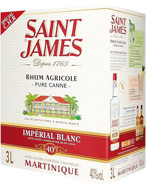 Saint James - CUBI 3L - Rhum blanc