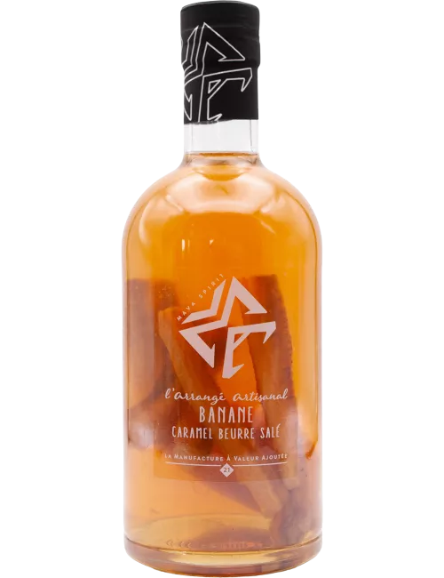 MAVA Spirit - Banane Caramel Beurre Salé - Rhum arrangé