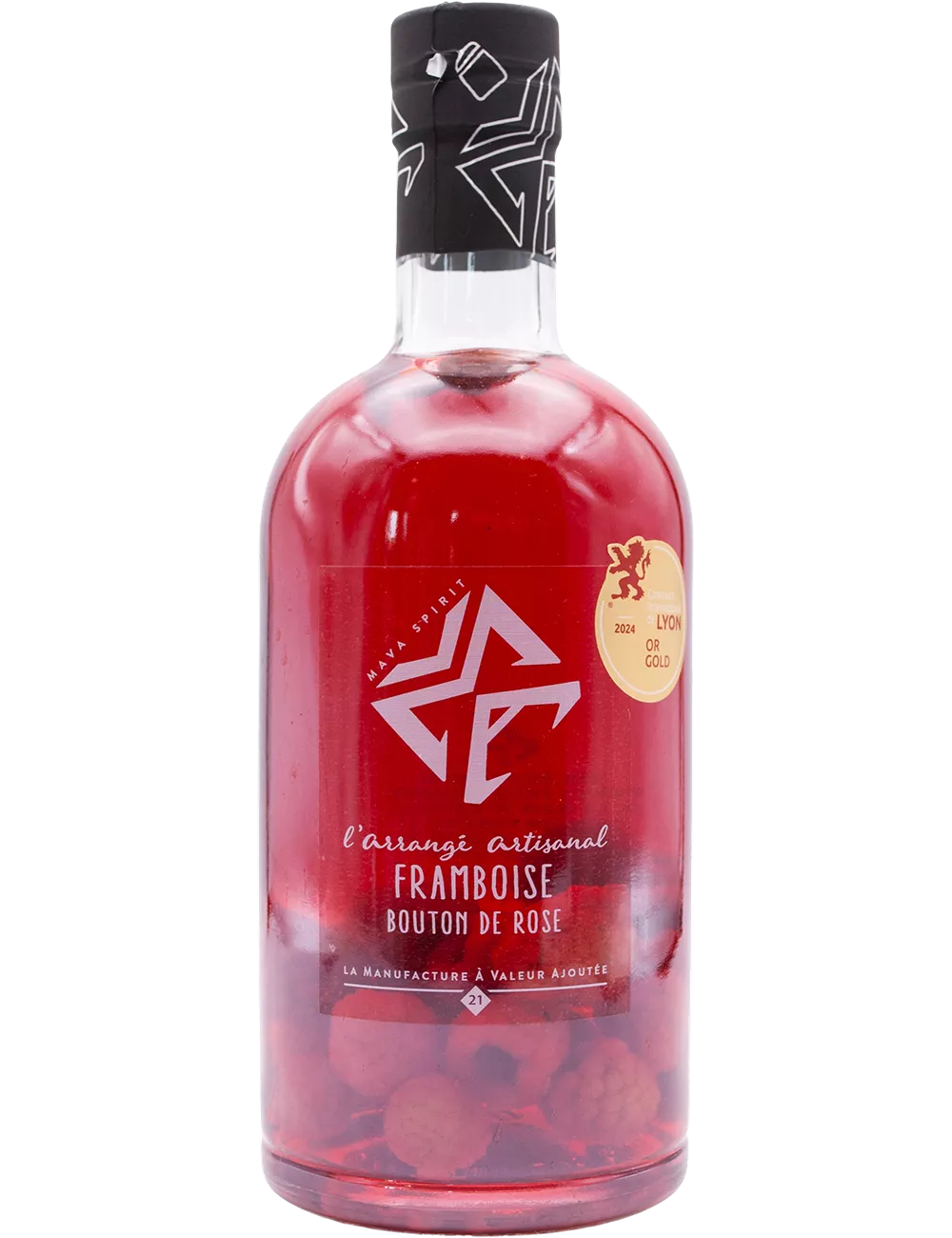 MAVA Spirit - Framboise Bouton de Rose - Rhum arrangé