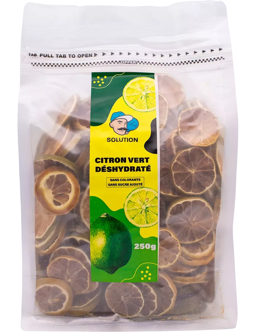 Citrons verts - 250g - Fruits déshydratés