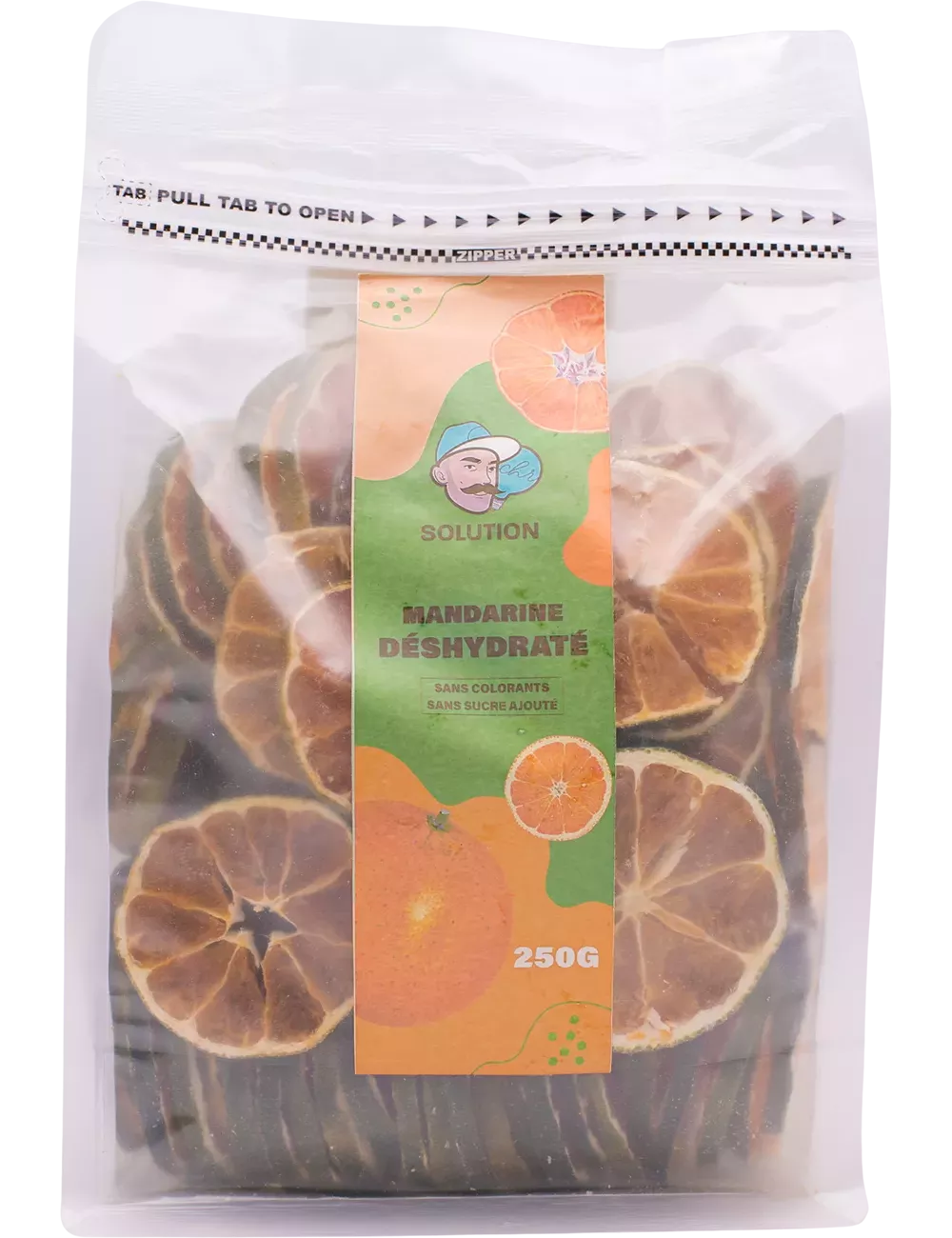 Mandarine - 250g - Fruits déshydratés