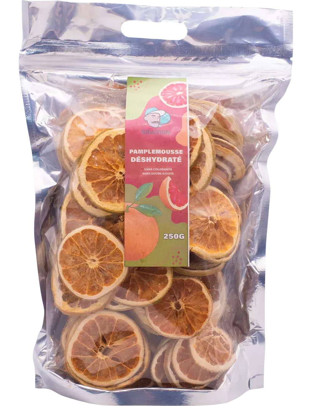 Pamplemousse - 250g - Fruits déshydratés