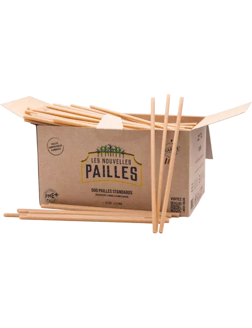 Les Nouvelles Pailles - Fibre de canne à sucre - 21cm x500