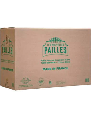 Les Nouvelles Pailles - Fibre de canne à sucre - 21cm x6000