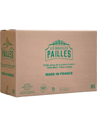 Les Nouvelles Pailles - Fibre de canne à sucre - 14cm x10200