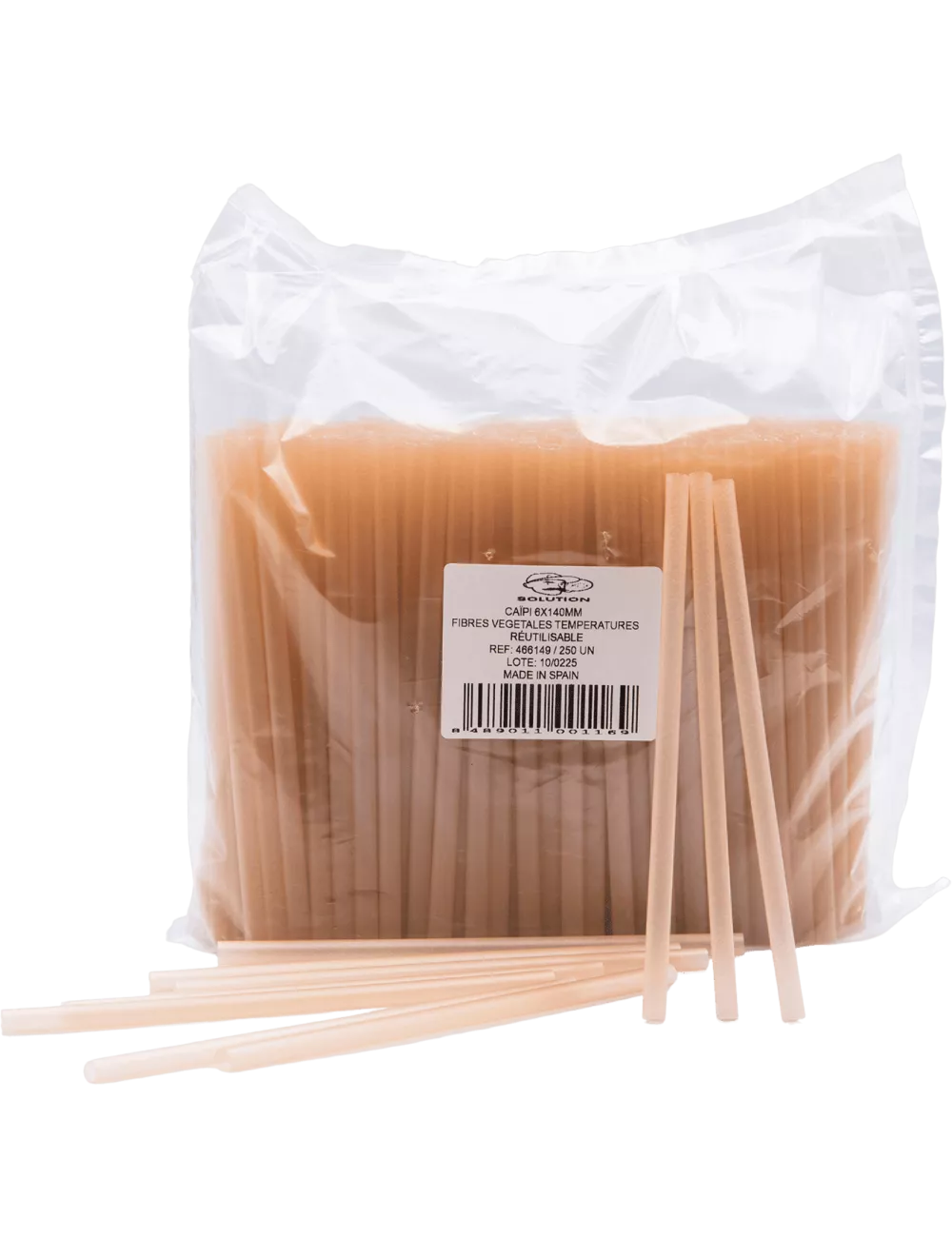 Solution CHR - Pailles en fibre végétale - 14cm x5000