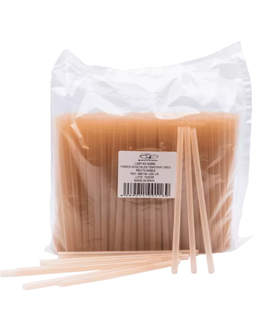 Solution CHR - Pailles en fibre végétale - 14cm x5000