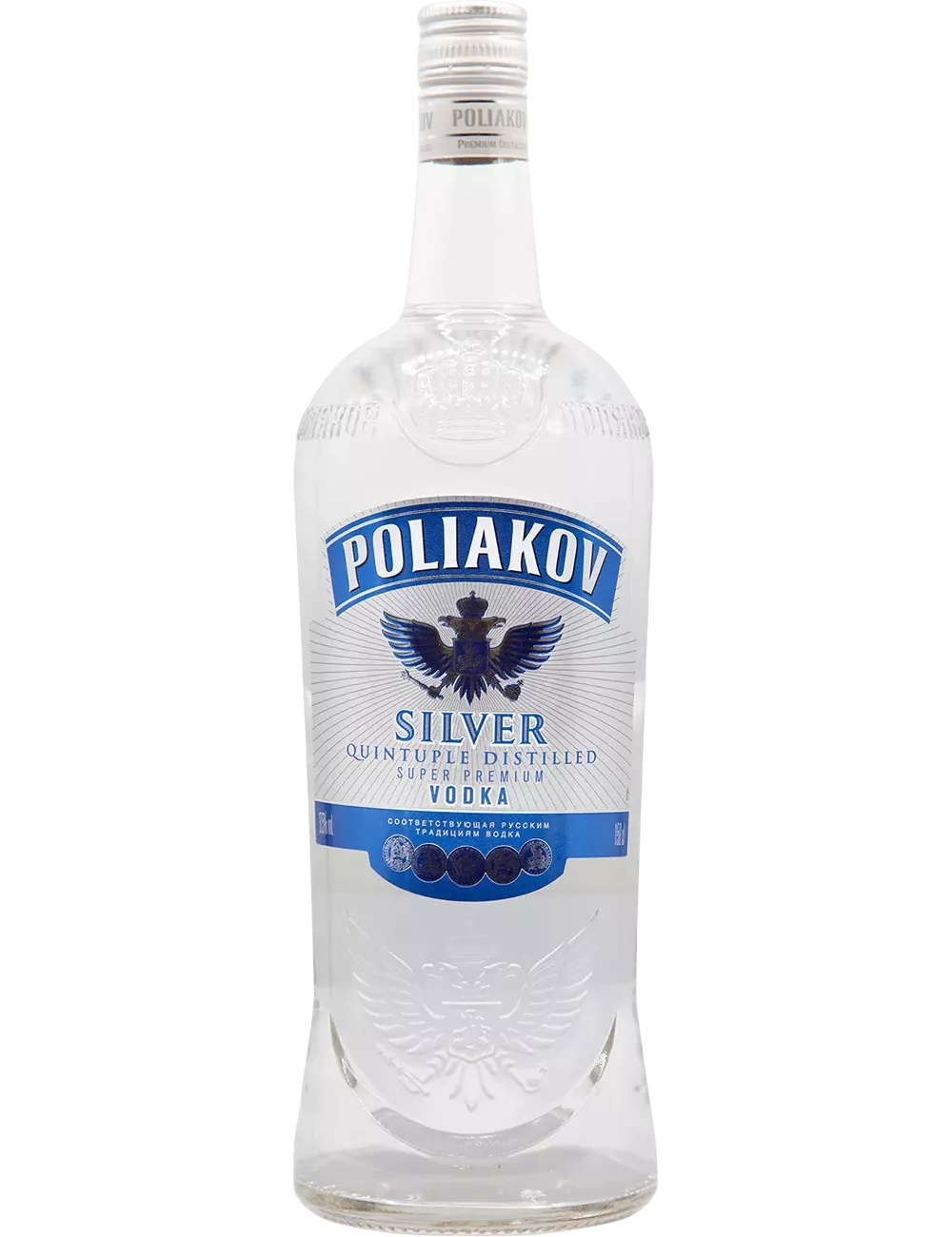 Poliakov Silver 1,5L - Vodka