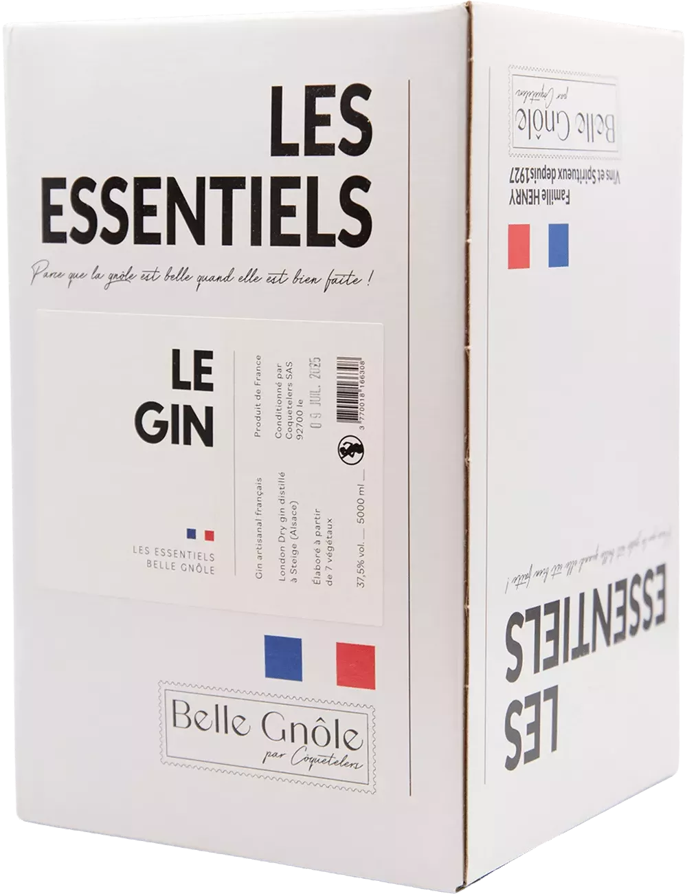 Belle Gnôle - Les Essentiels - CUBI 5L - Le Gin