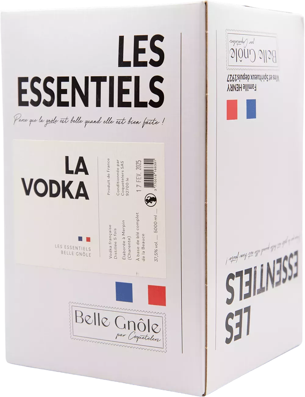 Belle Gnôle - Les Essentiels - CUBI 5L - La Vodka