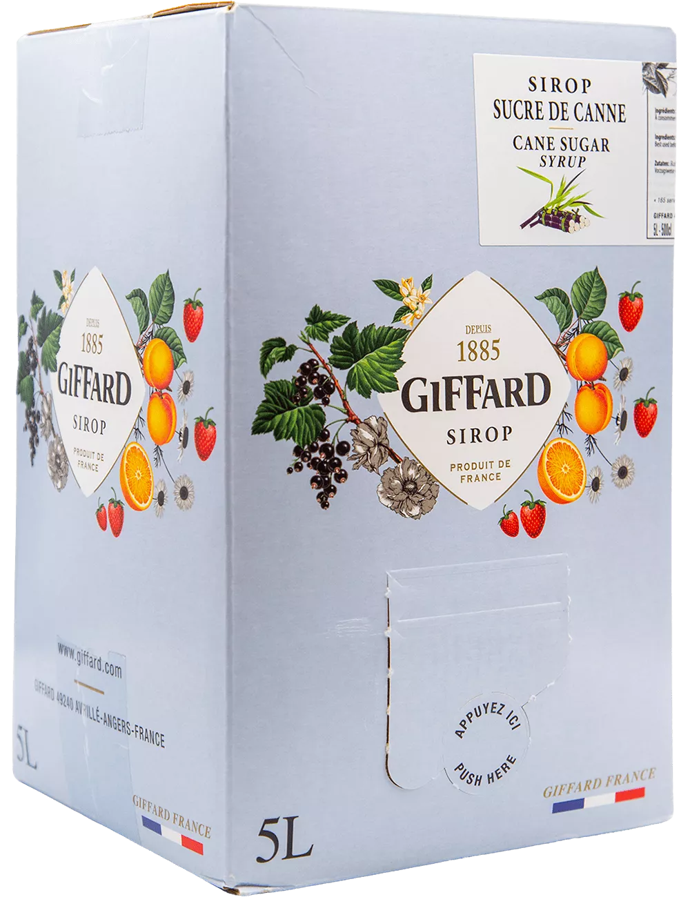 Giffard - Sirop Sucre de Canne Blanc - CUBI 5L