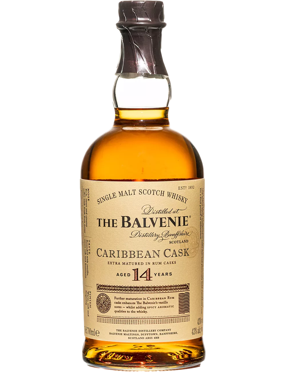 The Balvenie 14 ans - Caribbean Cask - Single malt