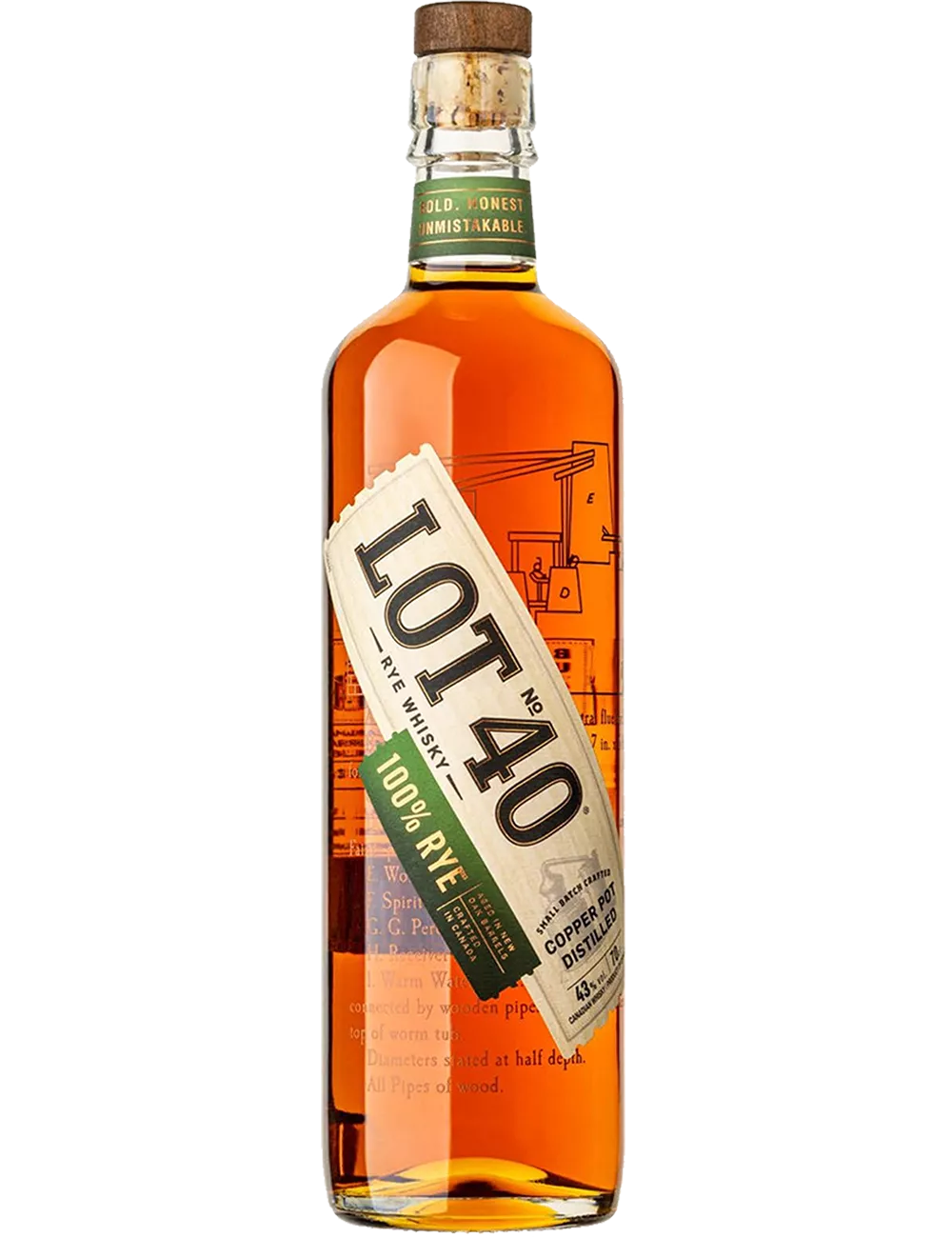 Lot 40 - Rye whisky
