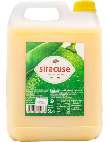 Siracuse - Jus de citron vert - BIDON 5L