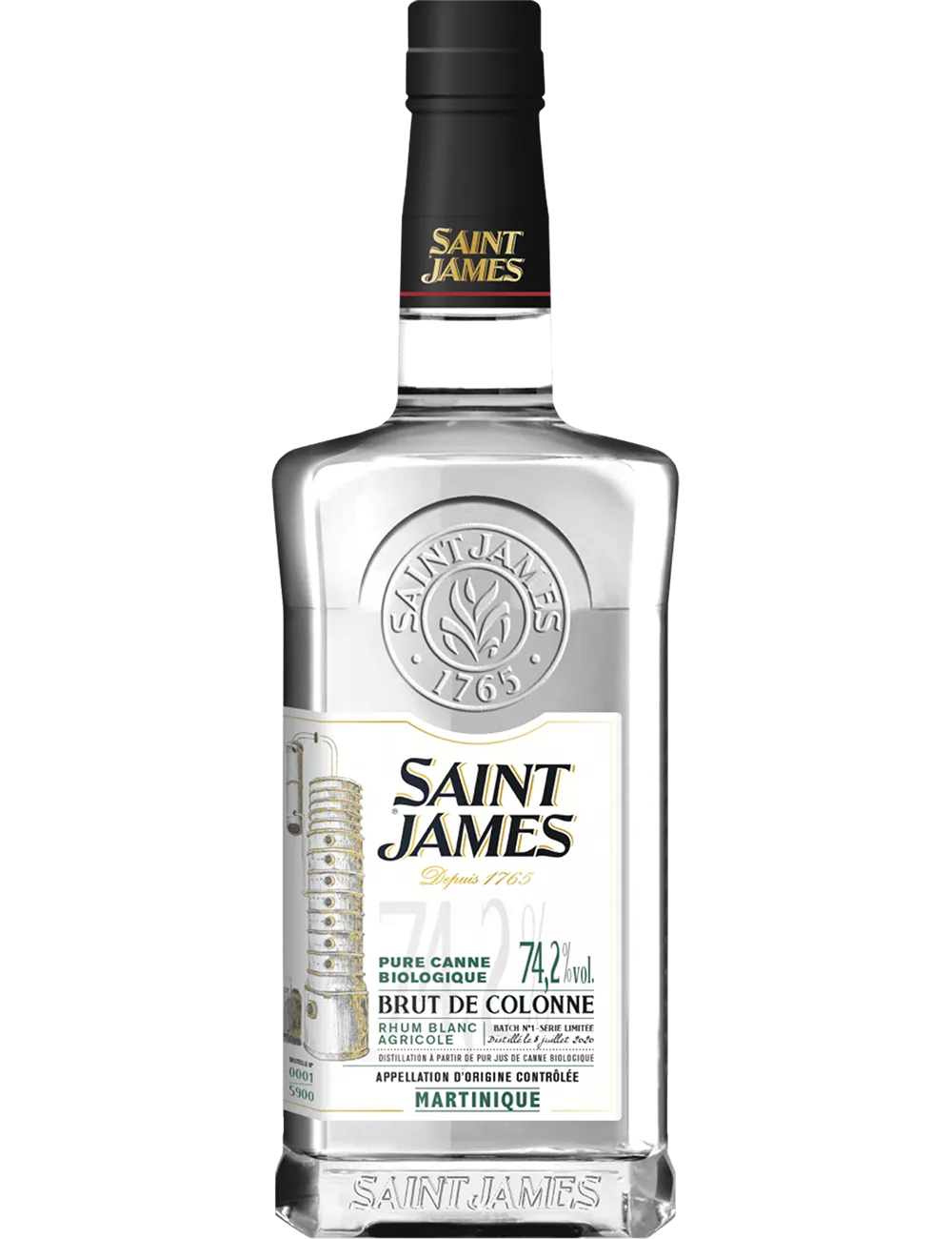 Saint James - Brut de Colonne - Rhum blanc