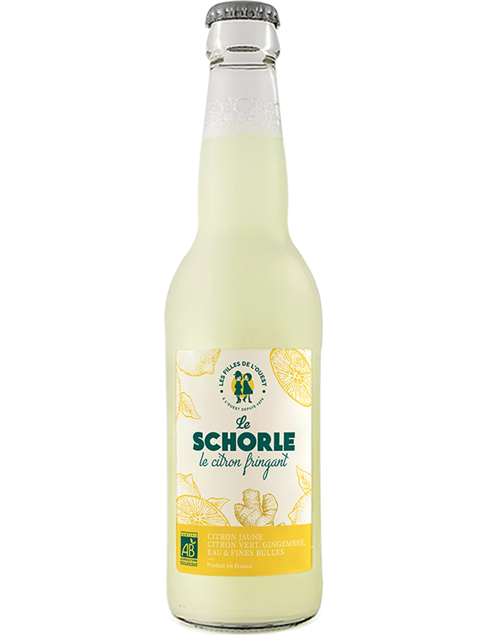 Le Schorle - Citron Gingembre Fringant Bio - Eau pétillante
