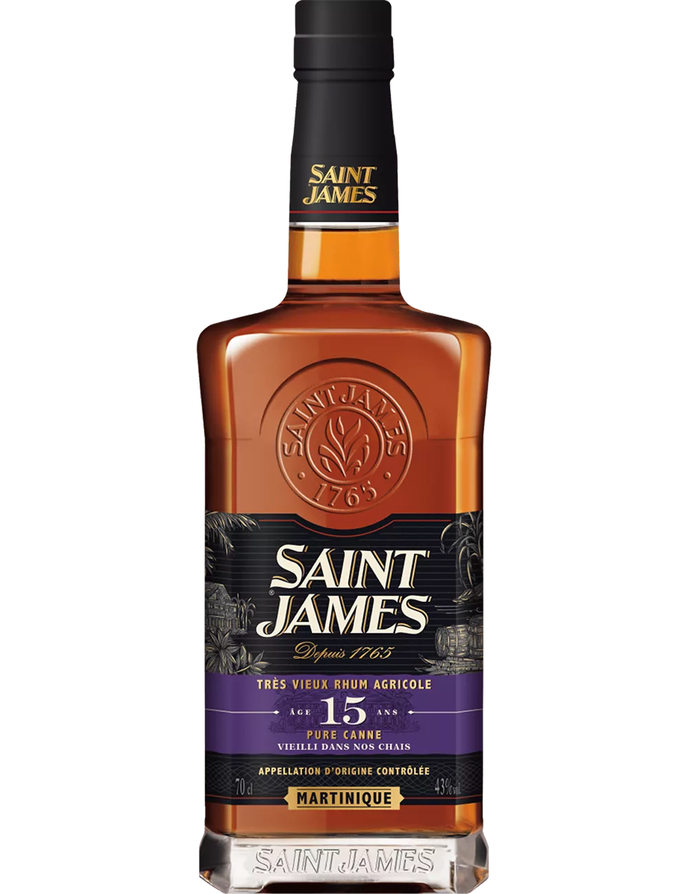 Saint James - 15 ans - Rhum vieux