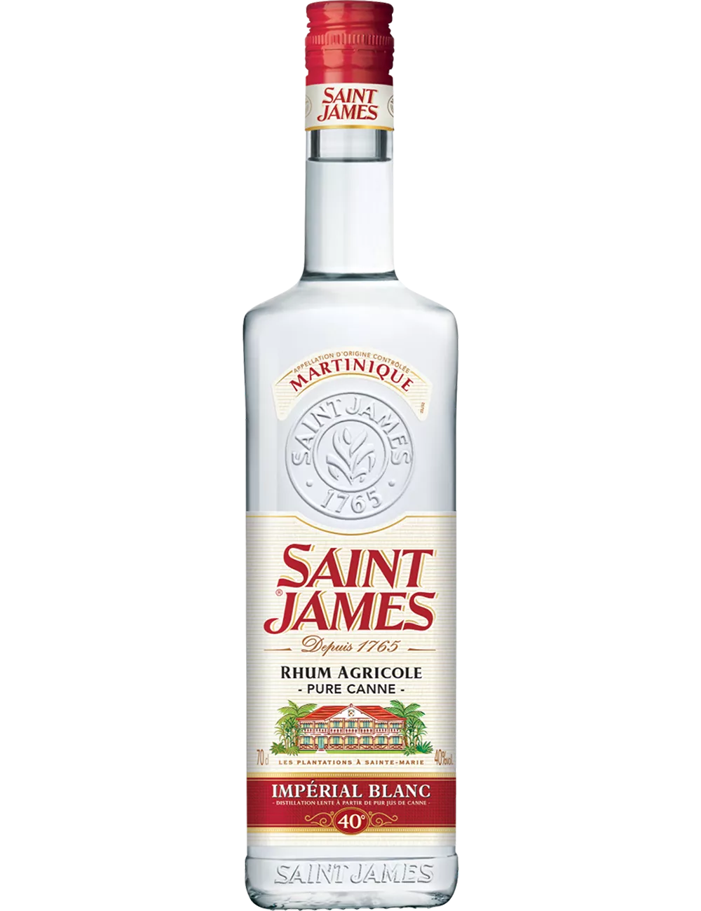 Saint James 40° - Rhum blanc
