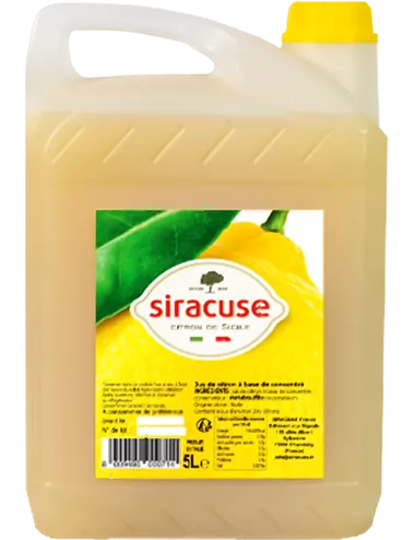 Siracuse - Jus de citron jaune 5L