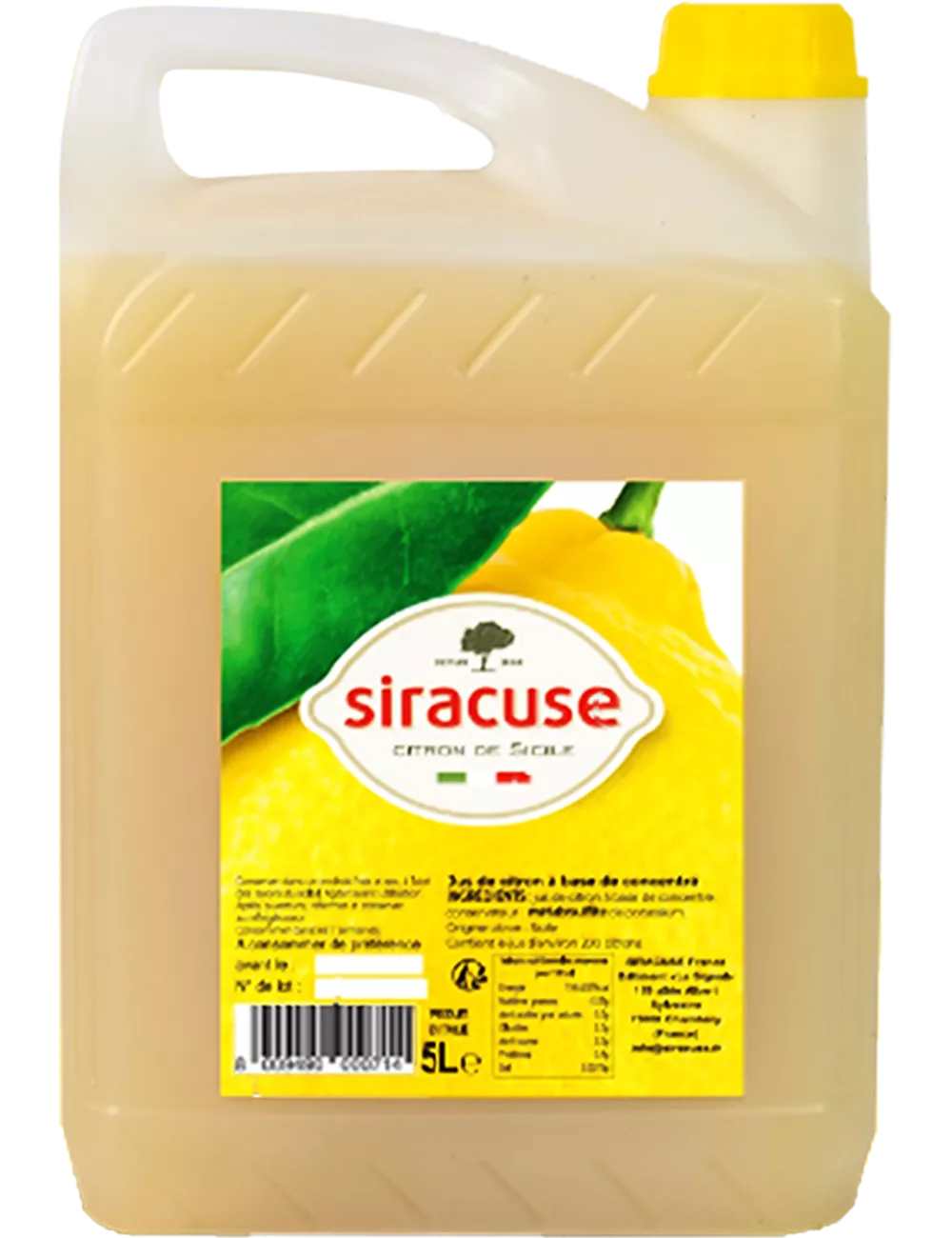Siracuse - Jus de citron jaune 5L
